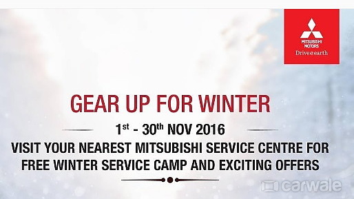 Mitsubishi India winter service camp 2016